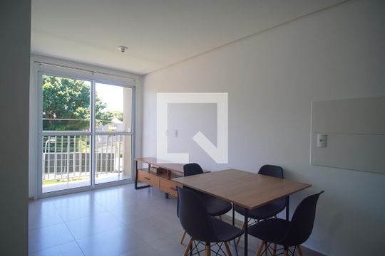 Sala/Cozinha de apartamento à venda com 2 quartos, 57m² em Primavera, Novo Hamburgo