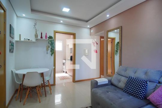 Sala de apartamento à venda com 2 quartos, 51m² em Industrial, Novo Hamburgo