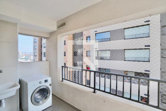 Varanda e Lavanderia de apartamento para alugar com 1 quarto, 40m² em Brás, São Paulo