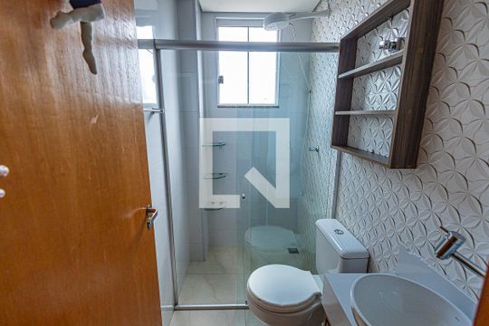 Banheiro de apartamento à venda com 3 quartos, 110m² em Santa Mônica, Belo Horizonte