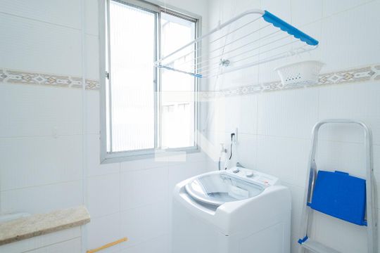 Área de Serviço de apartamento à venda com 2 quartos, 56m² em Vila Rica, São Bernardo do Campo