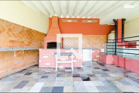 Área comum - Churrasqueira de apartamento à venda com 2 quartos, 56m² em Vila Rica, São Bernardo do Campo