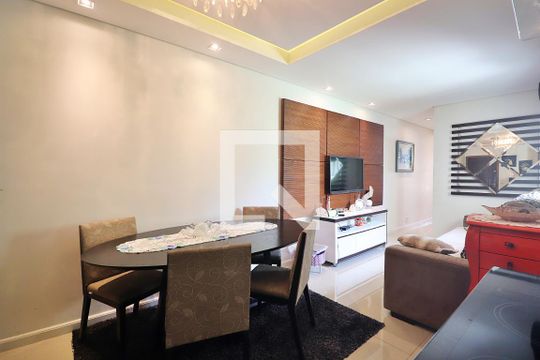Sala de apartamento à venda com 1 quarto, 67m² em Vila Curuca, Santo André