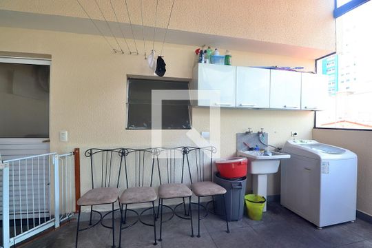 Área de Serviço de apartamento à venda com 2 quartos, 100m² em Parque das Nações, Santo André
