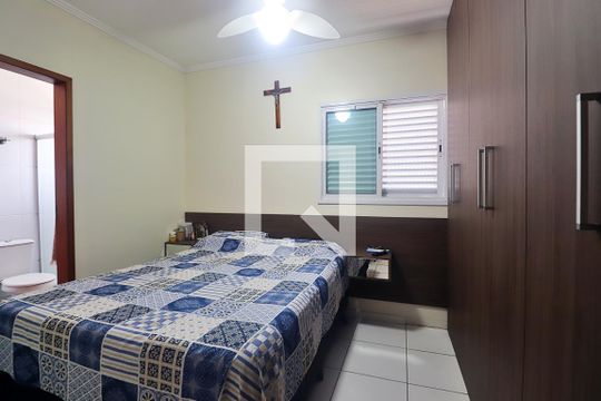 Suíte - Quarto 1 de apartamento à venda com 2 quartos, 100m² em Parque das Nações, Santo André