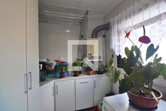 Área de Serviço de apartamento à venda com 3 quartos, 143m² em Vila Guiomar, Santo André
