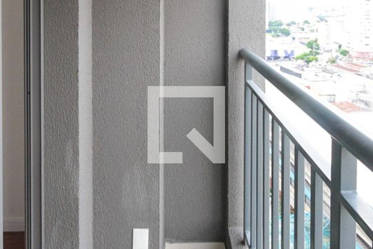 Varanda da Sala de apartamento à venda com 2 quartos, 50m² em Jardim Independência, São Paulo