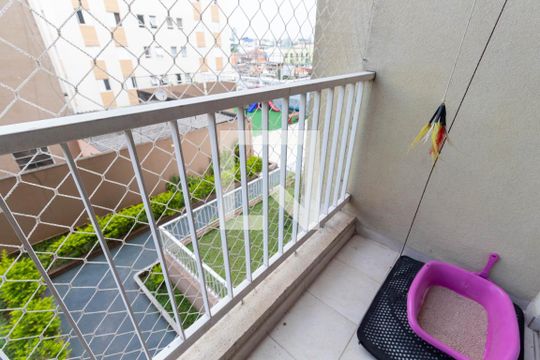 Varanda da Sala de apartamento à venda com 2 quartos, 51m² em Vila Pierina, São Paulo