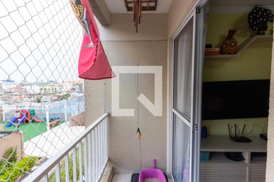 Varanda da Sala de apartamento à venda com 2 quartos, 51m² em Vila Pierina, São Paulo