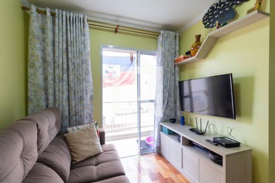 Sala de apartamento à venda com 2 quartos, 51m² em Vila Pierina, São Paulo