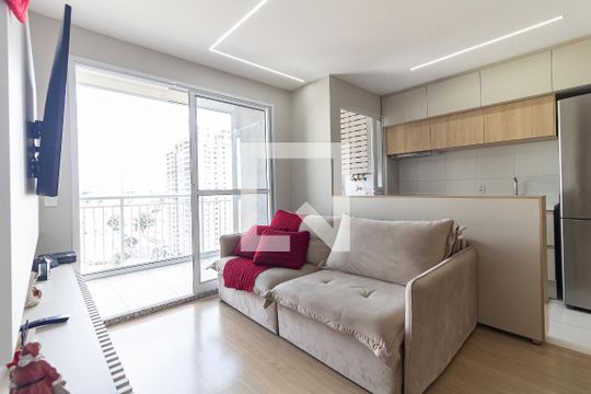 Sala de apartamento para alugar com 2 quartos, 55m² em Vila Dom Pedro I, São Paulo