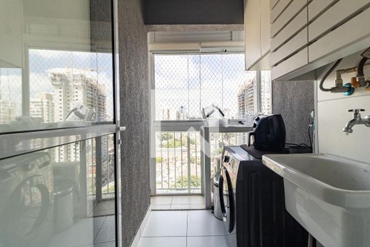 Lavanderia de apartamento para alugar com 2 quartos, 55m² em Vila Dom Pedro I, São Paulo