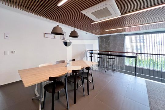 Área comum de apartamento para alugar com 1 quarto, 41m² em Indianópolis, São Paulo