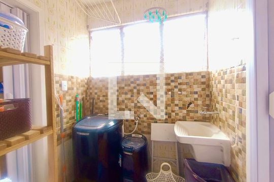 Área serviço de apartamento à venda com 3 quartos, 75m² em Jardim Botânico, Rio de Janeiro