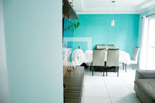 Sala de Jantar - Estar de apartamento para alugar com 2 quartos, 57m² em Parque Euclides Miranda, Sumaré
