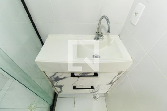 Banheiro de apartamento à venda com 1 quarto, 28m² em Brás, São Paulo