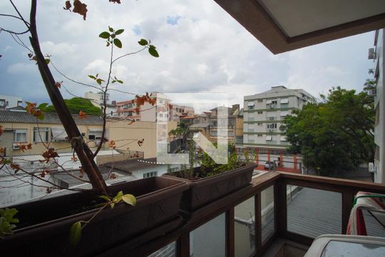 Sala - Varanda de apartamento para alugar com 1 quarto, 60m² em Petrópolis, Porto Alegre