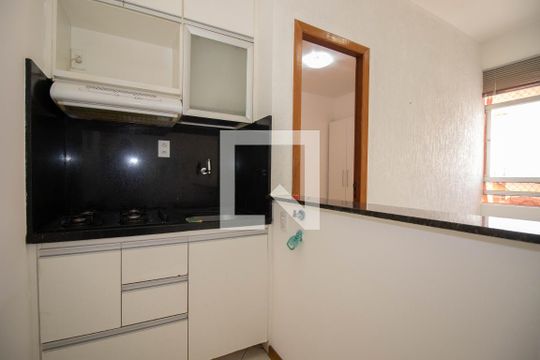 Cozinha de apartamento para alugar com 1 quarto, 28m² em Sul (águas Claras), Brasília