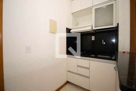 Cozinha de apartamento para alugar com 1 quarto, 28m² em Sul (águas Claras), Brasília