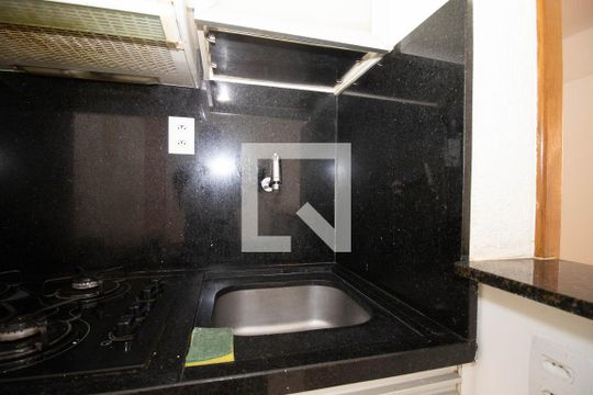 Cozinha de apartamento para alugar com 1 quarto, 28m² em Sul (águas Claras), Brasília