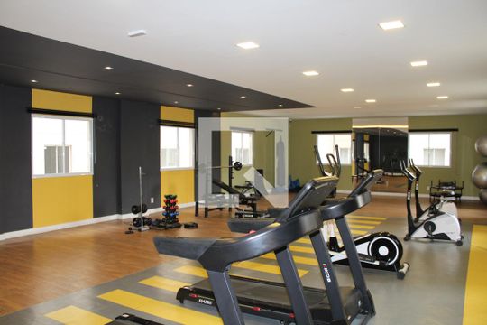 Área comum - Academia de apartamento para alugar com 2 quartos, 40m² em Várzea da Barra Funda, São Paulo