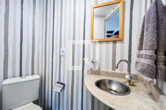 Lavabo de apartamento à venda com 1 quarto, 46m² em Vila Nova Conceição, São Paulo