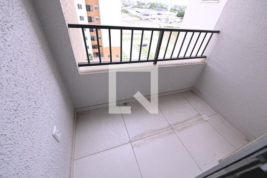 varanda / Quarto de apartamento para alugar com 2 quartos, 54m² em Parque Oeste Industrial, Goiânia