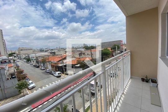 Varanda da Sala de apartamento à venda com 1 quarto, 28m² em Vila Guilherme, São Paulo