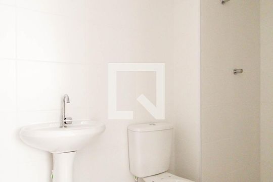 Banheiro da Suíte de apartamento à venda com 1 quarto, 25m² em Vila Cláudia, São Paulo