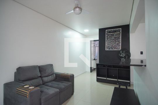Sala de apartamento à venda com 1 quarto, 48m² em Auxiliadora, Porto Alegre