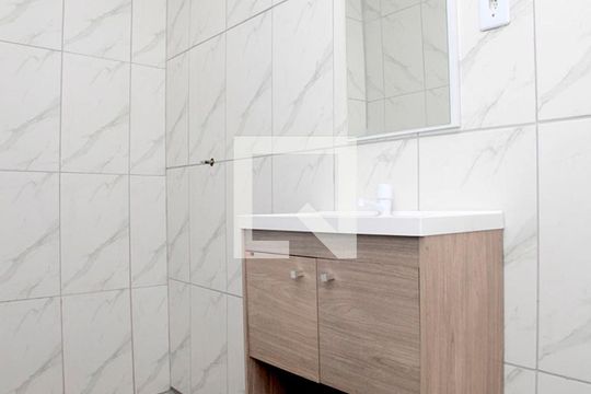 Banheiro Quarto Suíte de apartamento para alugar com 1 quarto, 50m² em São João, Porto Alegre
