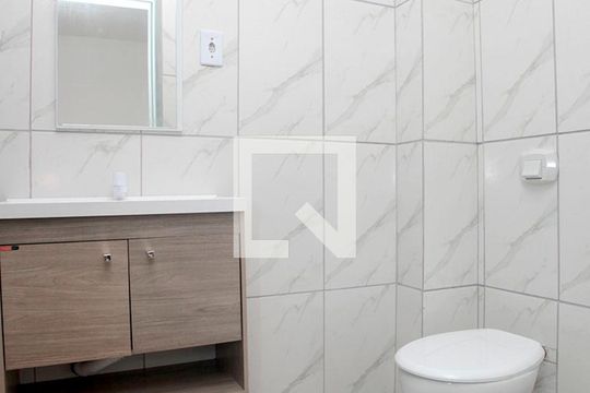 Banheiro Quarto Suíte de apartamento para alugar com 1 quarto, 50m² em São João, Porto Alegre