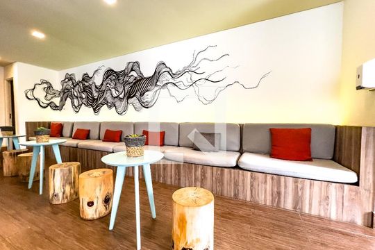 Área comum - Salao de festas de apartamento para alugar com 1 quarto, 29m² em Vila Olímpia, São Paulo