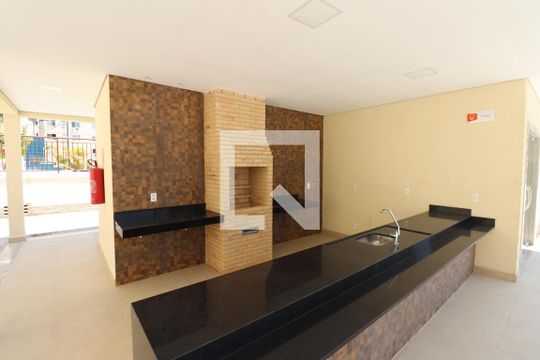 Área comum - Churrasqueira de apartamento para alugar com 2 quartos, 60m² em Vila Lage, São Gonçalo