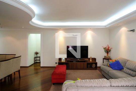 Sala de apartamento à venda com 3 quartos, 140m² em Santa Paula, São Caetano do Sul
