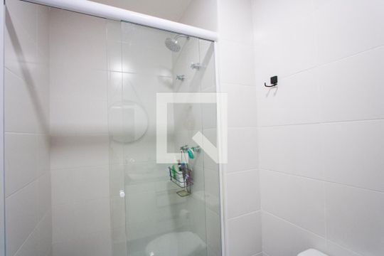 Banheiro do quarto 1 de apartamento à venda com 2 quartos, 61m² em Vila Apiaí, Santo André