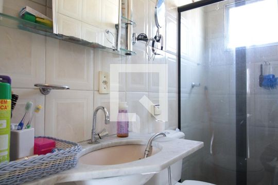 Banheiro de apartamento à venda com 2 quartos, 78m² em Jardim Leblon, Belo Horizonte