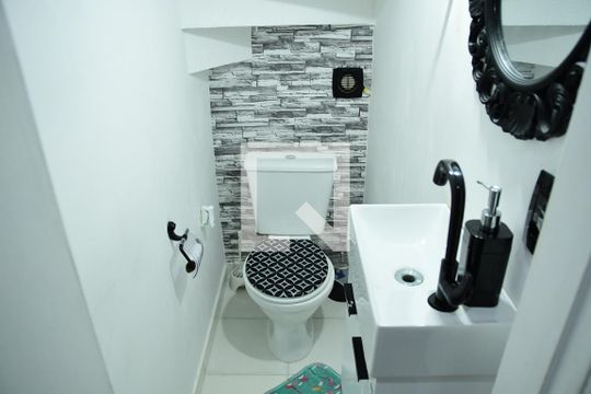 Lavabo de casa de condomínio à venda com 2 quartos, 112m² em Jardim Belizário, Cotia