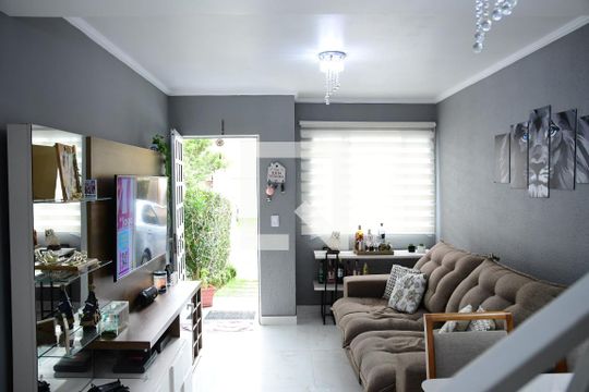 Sala de casa de condomínio à venda com 2 quartos, 112m² em Jardim Belizário, Cotia
