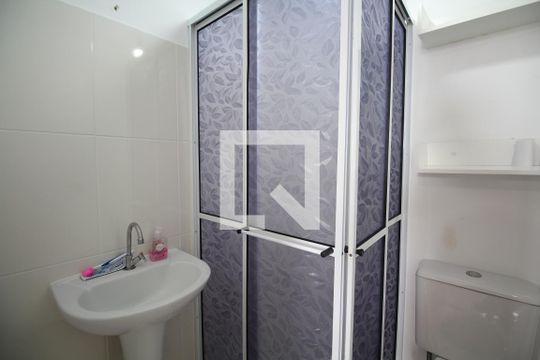 Banheiro da Suite de apartamento à venda com 1 quarto, 35m² em Vila Monumento, São Paulo