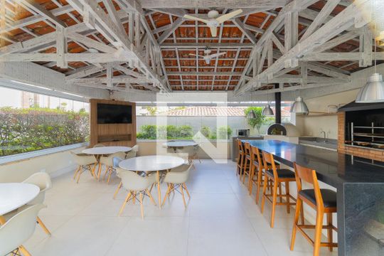Área comum - Churrasqueira de apartamento à venda com 3 quartos, 132m² em Vila Suzana, São Paulo
