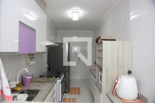 Cozinha de apartamento para alugar com 2 quartos, 90m² em Ocian, Praia Grande