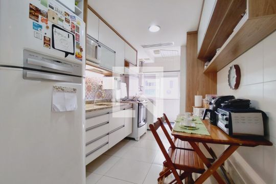 Cozinha - Armários de apartamento para alugar com 3 quartos, 110m² em Freguesia de Jacarepaguá, Rio de Janeiro