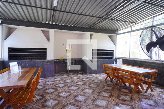 Área comum - Salão de festas de apartamento à venda com 2 quartos, 60m² em São João, Porto Alegre