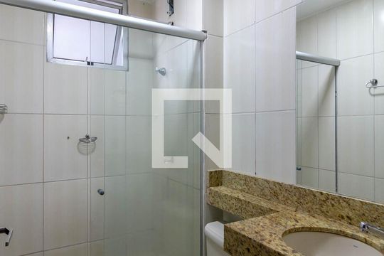 Banheiro Social de apartamento à venda com 2 quartos, 50m² em Nova Cintra, Belo Horizonte