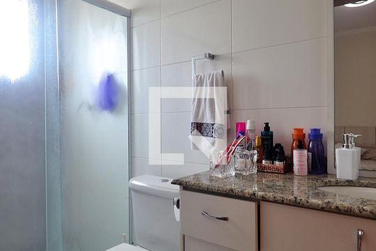 Suíte 1 - Banheiro do Quarto  3 de casa à venda com 3 quartos, 95m² em Jardim Rina, Santo André