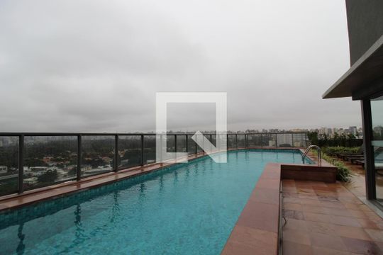 Área Comum - Piscina de apartamento à venda com 1 quarto, 60m² em Indianópolis, São Paulo