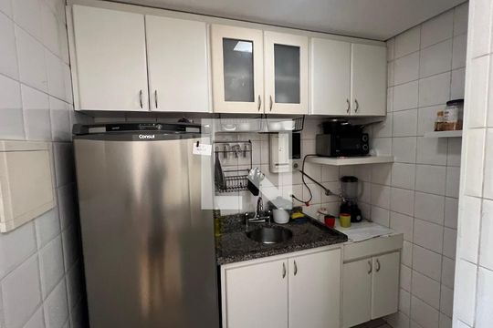 Cozinha - Armários de apartamento à venda com 1 quarto, 40m² em Perdizes, São Paulo