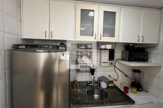 Cozinha - Armários de apartamento à venda com 1 quarto, 40m² em Perdizes, São Paulo