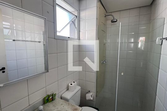 Banheiro da Suíte de apartamento à venda com 1 quarto, 40m² em Perdizes, São Paulo